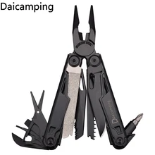 Outdoors 18 In 1 Wire Cable Stripper Camping Multitools Kit Multi Pliers Multifunctional 7CR17MOV Folding Knife Hand Tools Set