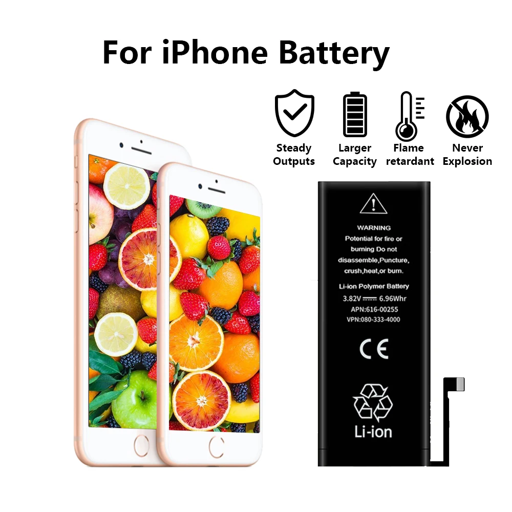 Новая качественная литиевая батарея AAA для iPhone 7 7G емкостью 1960 мАч, Высококачественная сменная Встроенная литиевая батарея+ бесплатный инструмент