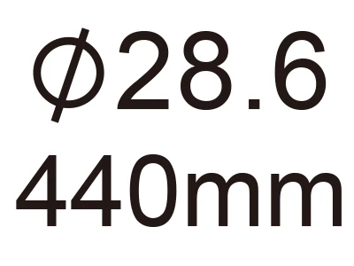 28.6X440mm Интегрированный руль для горного велосипеда jwood 25,4/28,6 мм - Цвет: 28.6X440mm