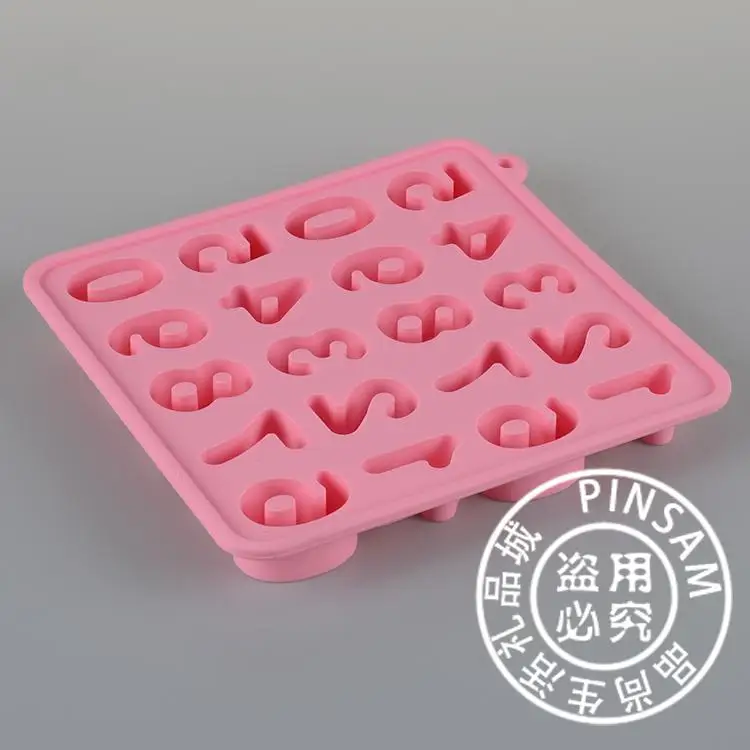 10 арабский цифровой силиконовая форма для льда «кубик-головоломка Fun Раннее Обучение Творческий шоколадная ледяная форма конфеты пресс-форм