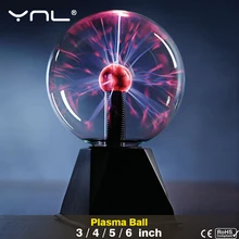 Lampe LED tactile boule de verre plasma décoration, nouveauté pour la nuit de Noël ou les anniversaires, 220 V, cadeau magique pour les enfants