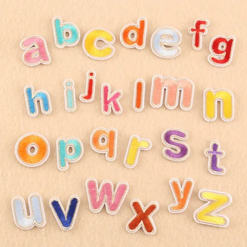 O mais recente design remendo inglês alfabeto palavra 3d bordado distintivo nunca  desistir personagem diversão inglês ao ar livre saco remendos - AliExpress