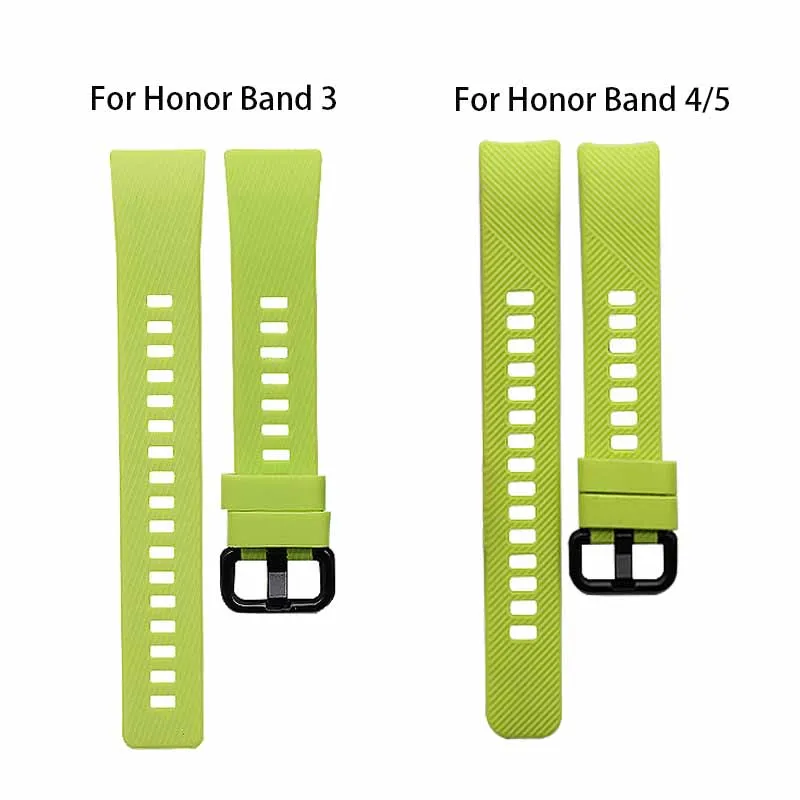 Браслет из ТПУ для Huawei Honor Band 3 Pro 4 band 5 аксессуары смарт трекера спортивные Ремешки