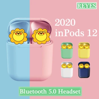 

Inpods12 Colorful TWS Wireless Bluetooth 5.0 Earphones Super Bass Sound Earbuds for Smart Phone PK i7s i9s i11 i12 i20 i30 i60