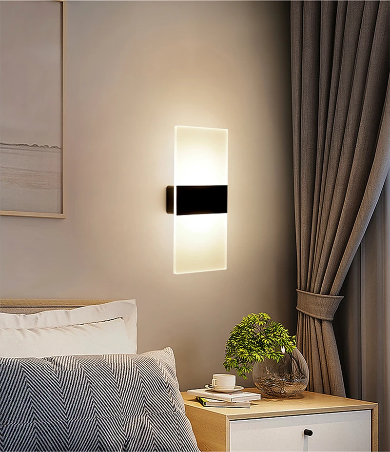 USB Recharge Wireless Home Decor Wall Lights LED Indoor lighting for Bedroom Bedside Balcony Corridor Lamps LED Decor Wall Lamp moon night light