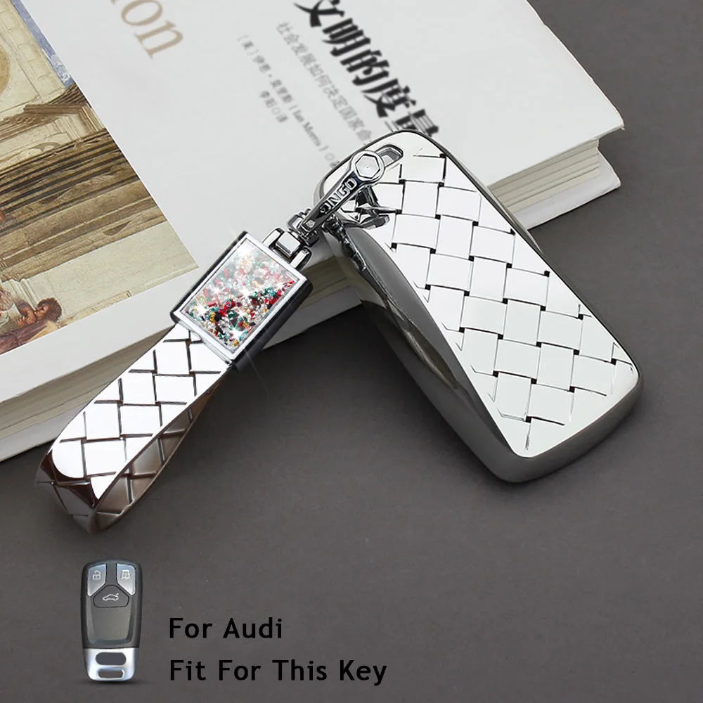Автомобильный Стильный чехол для ключей 3BTN из ТПУ для Audi A5 A6L QT S5 S7 8S S4 8W RS B9 Q5 Q7 TT TTS брелок авто аксессуары