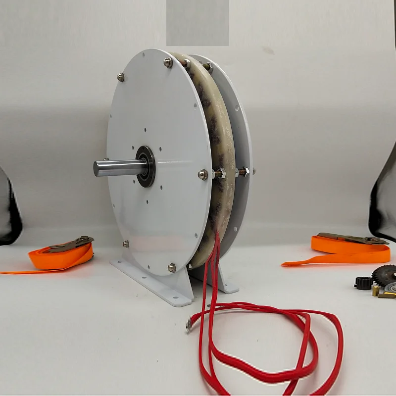 3kw low-speed disk-type ironless generator, permanent magnet, low resistance, high-efficiency wind power, hydropower