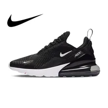 Оригинальные женские спортивные кроссовки для бега NIKE Air Max 270, Модные дышащие удобные износостойкие кроссовки с амортизацией, AH6789