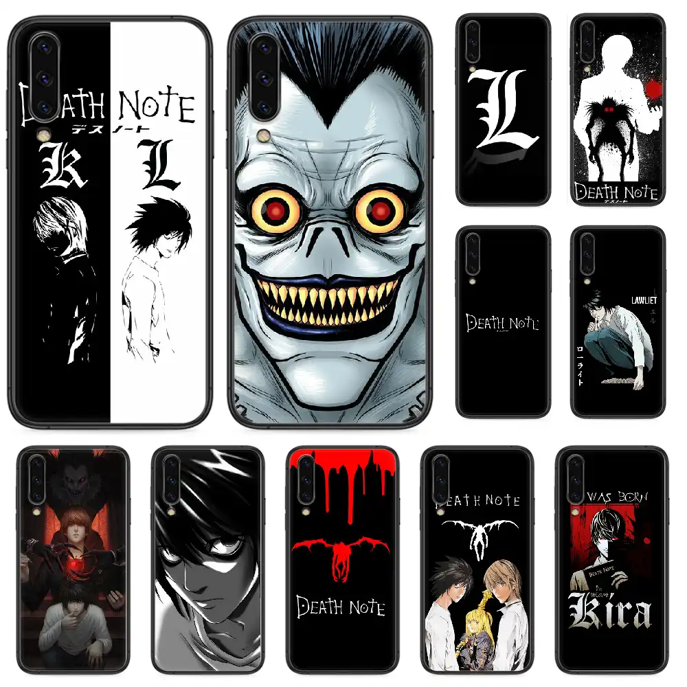 Anime Death Note L Lawliet Phone Case For Samsung Galaxy A 5 10 3 30 40 50 51 7 70 71 E S 4g 16 17 18 Black Funda Art Hoesjes Phone Case Covers Aliexpress