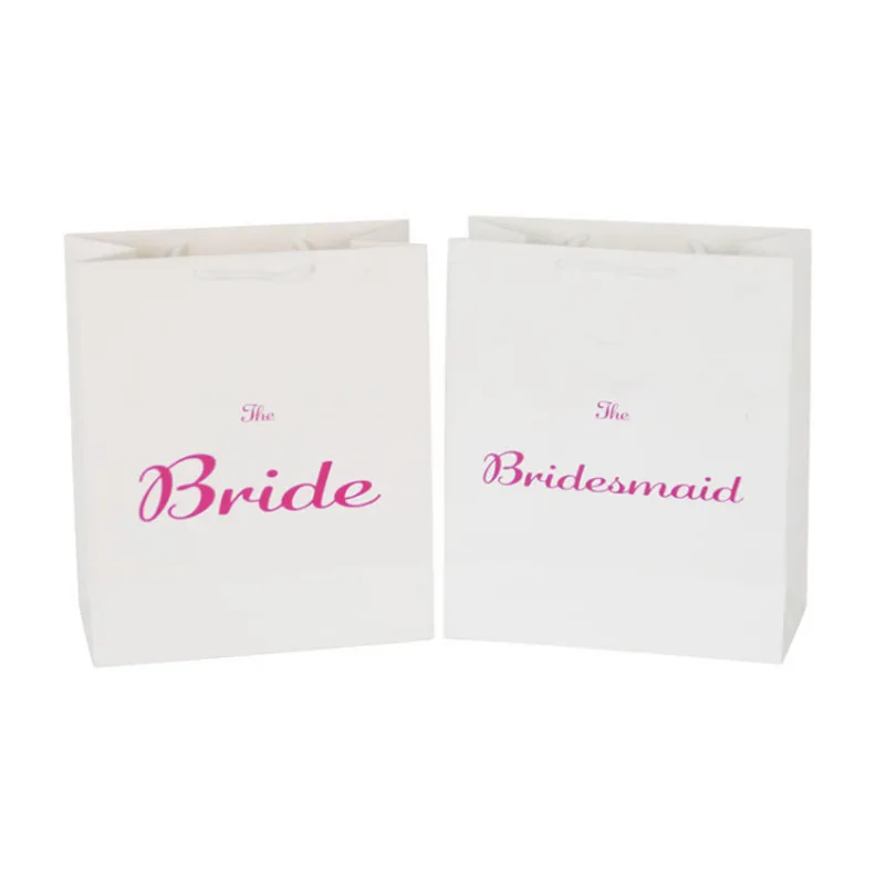 

Wedding Decoration 1pcs Bridesmaid gift bag for guest Team Bride To Be bag packing Bridal Shower Bachelorette Party Decoration-S