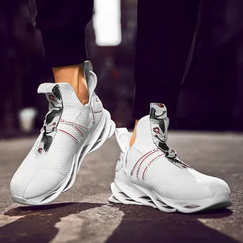 

Canvas shoes deodorant breathable mens shoes tide non-slip male students lace men's shoes New breathable flying woven tide shoes