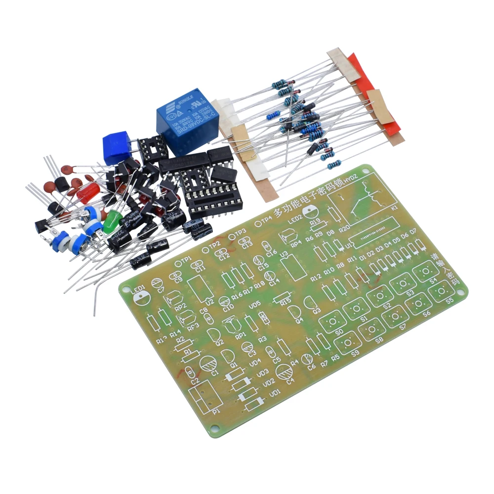Multi-function electronic code lock circuit kit DIY electronic skills competition electronic principle student training learning - Image 2