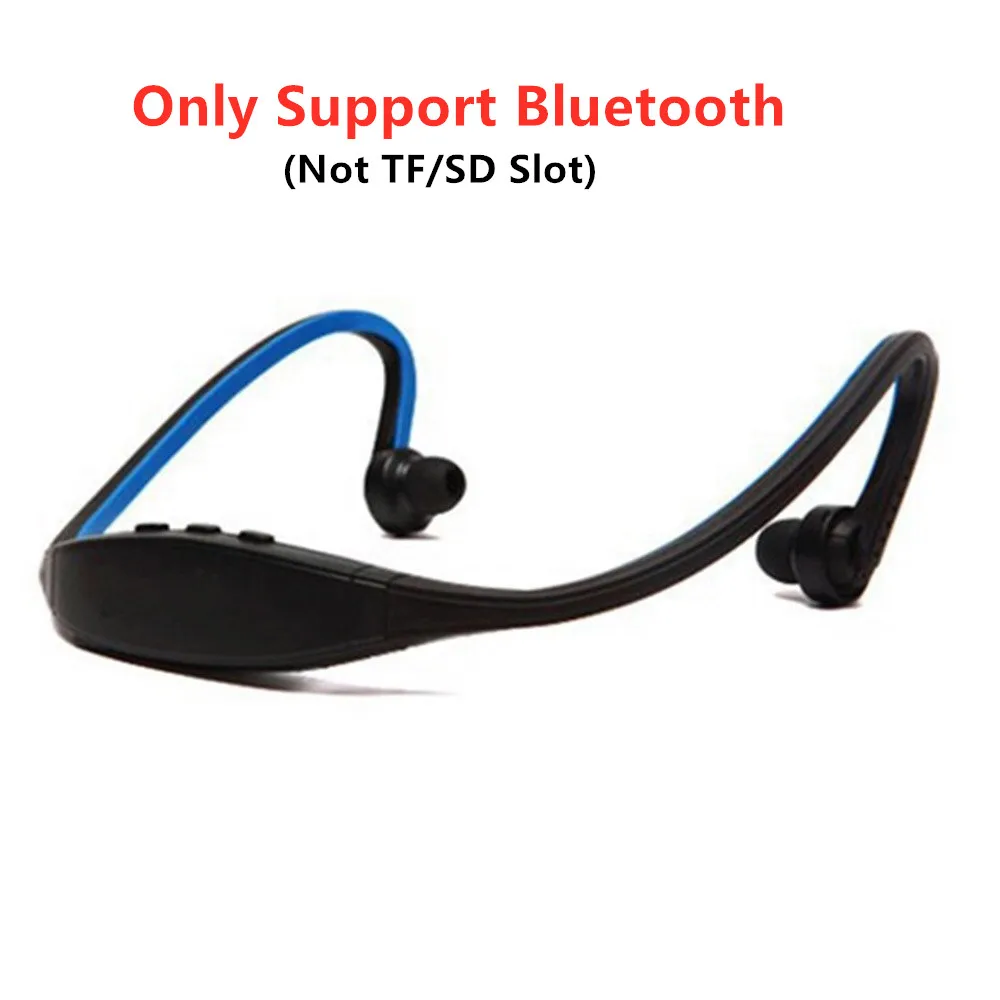 Bluetooth only S9 Bluetooth наушники беспроводные Спортивные Bluetooth наушники Поддержка TF/SD карты микрофон для iPhone huawei XiaoMi телефон - Цвет: Bluetooth only