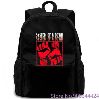 

SYSTEM OF A DOWN FISTS SERJ TANKIAN SCARS ON BROADWAY S-3XL Male Designing backpack