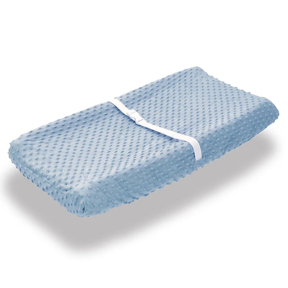 Синий Ultra Soft Changing Pad Cover Table Cover for Infant Baby Girls Boys Coprimaterasso per fasciatoio H99F - Цвет: Синий