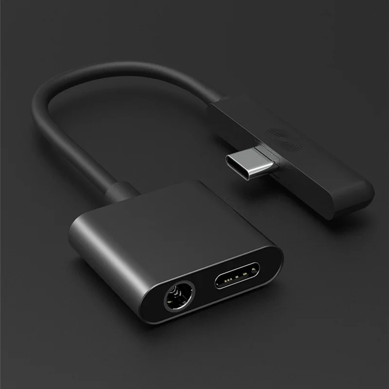 Type-C RIVOER type-C адаптер подходит для huawei Xiaomi зарядка музыки два в одном 3,5 мм аудио кабель для наушников конвертер - Цвет: Type-C