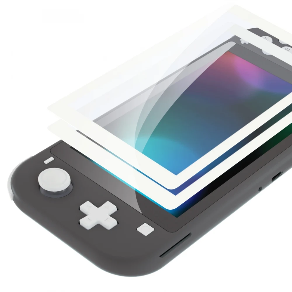 Película de Vidro Temperado com Borda Protetor de Tela para ns Colorida Extremerate Pacotes Transparente Switch Lite 2 - Image 2