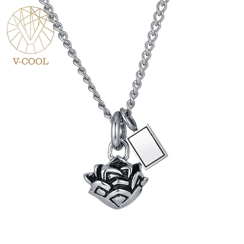 Буддистское женское ожерелье с цветком лотоса и звеньями в китайском стиле из