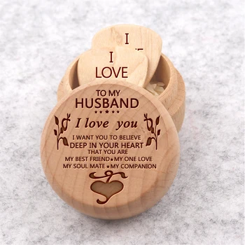 

Custom engraved guitar pick box gift logo name wood personalized customized plectrum gift to husband boyfriend dad S0003