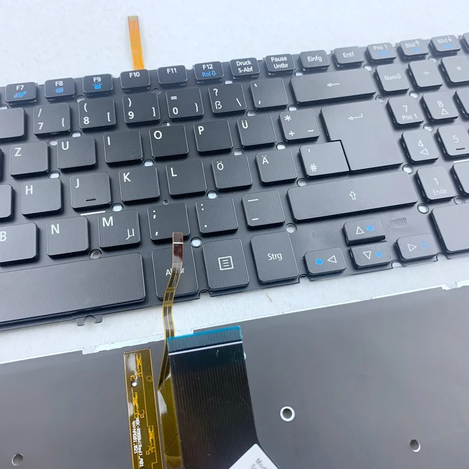 Арабская латинская немецкая португальский с подсветкой клавиатура для ACER Aspire V5