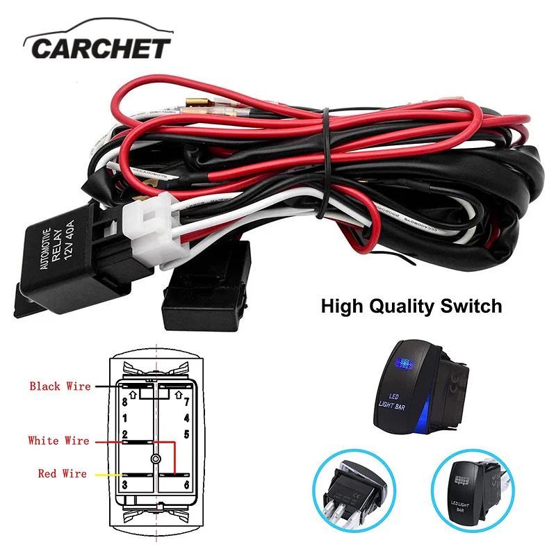 CARCHET 12V24V автомобильные универсальные аксессуары противотуманный свет комплект