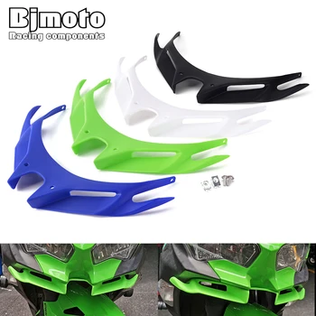 

BJMOTO For KAWASAKI Ninja250 2018-2020 Ninja400 Motorcycle Front Fairing Aerodynamic Winglets ABS lower Cover Protection Guards