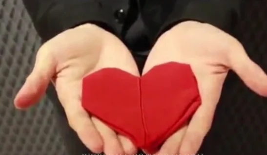 Hearting/Red Heart Folding Magic Tricks Street Close Up Magia Illusion Mentalism Gimmick Prop Valentine's Day Gift Card Magie the eye of the heart 4q prophecy tale of the queens magic tricks magic prop