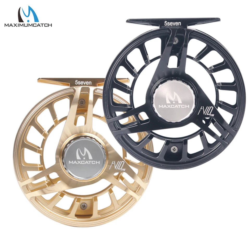 Maximumcatch AVID 1-9WT moulinet de pêche à la mouche en aluminium usiné Micro réglage glisser moulinet de pêche à la mouche léger, bobine  18