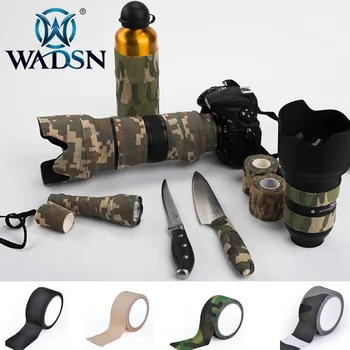 

WADSN 5cm*10m Camo Cloth Tape Camouflage Stealth Waterproof Wrap Durable Airsoft Rifle Shooting Tool EX389 Paintball Accessories