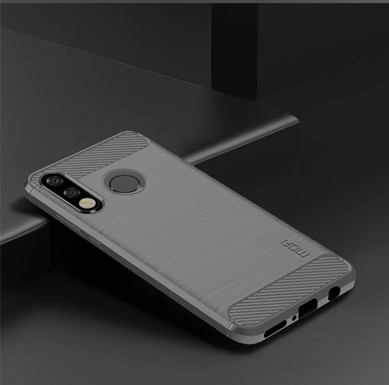 Чехол MOfi для huawei P30 Lite, матовый чехол из углеродного волокна, мягкий чехол из ТПУ для huawei P30 Pro, чехол для телефона huawei P30, задняя крышка