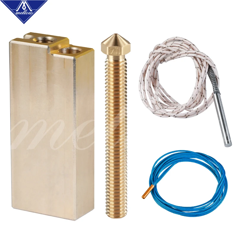 Super Print V6 Volcano Hotend 24V Kit, Remote Bowen Print J-head Hotend - Foto 3