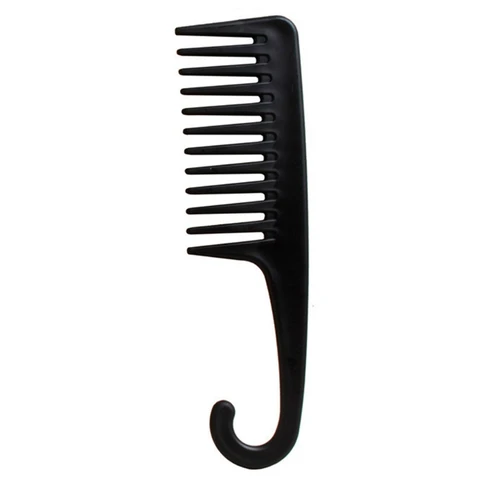 Wide Tooth Comb Detangling Hair Brush, Premium Care Handgrip Comb, Apply to For Curly, Wet, Dry, Thick Hair