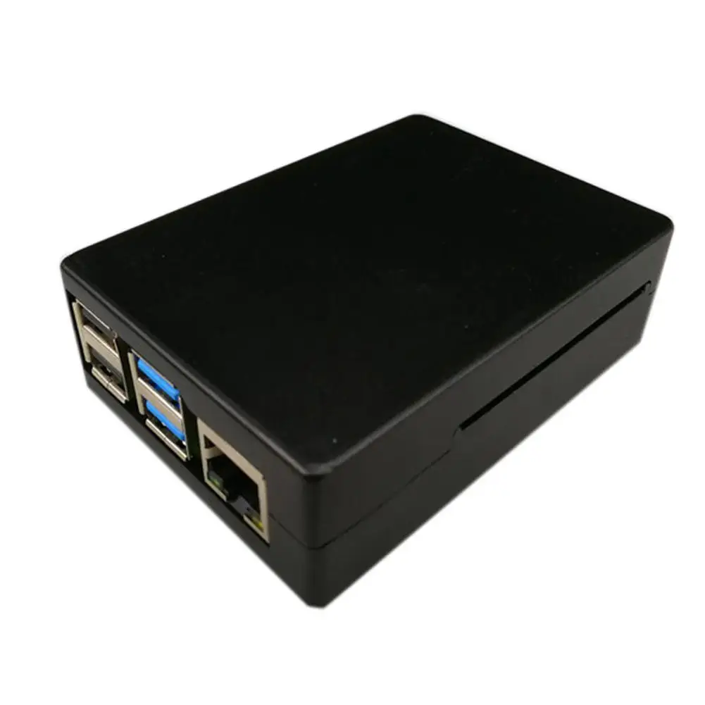 Рассеивание тепла охлаждение вентилятор для Raspberry Pi 4th поколения 4B оболочка алюминиевый сплав, металлический корпус шасси коробка аксессуары