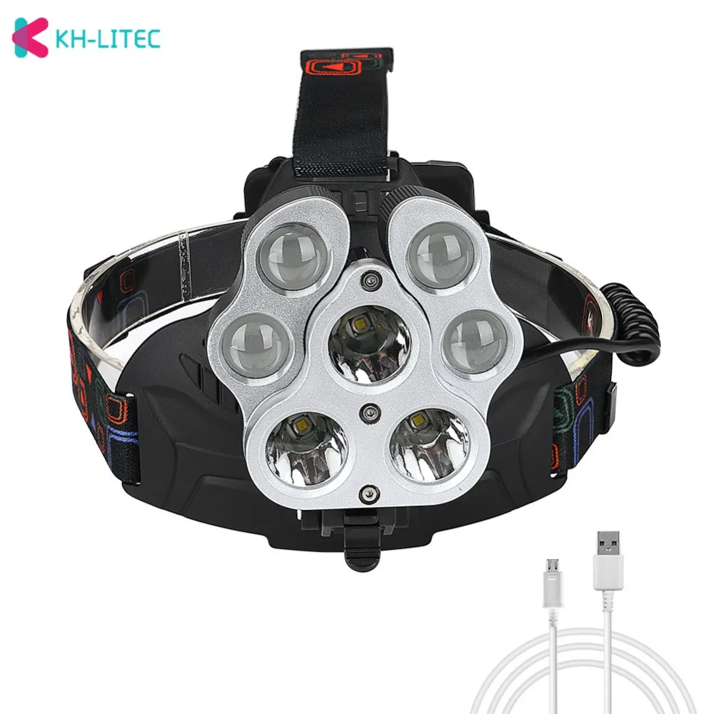 4XPE+3T6-LED-Super-bright-Headlight-4-Mode-USB-Charging-Headlamp-Camping-Flashlight-Hunting-Flashlight-Head-Torch-by-18650-Battery