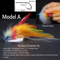 New Trout Steelhead Salmon Pike Streamer Fly for Seawater Fly Fishing Flies 3