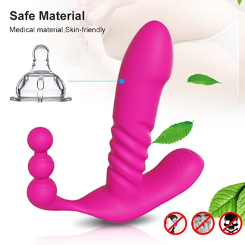 Wireless G-Spot Vibrator For Women Clitoris Stimulator Automatic Thrusting Dildo Vibrating Female Masturbator Sex Toy For Adults 5