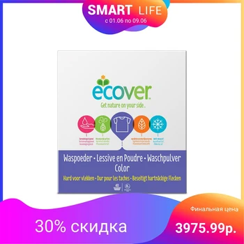 

Ecological washing powder concentrate Ecover, 3 kg, for colored linen