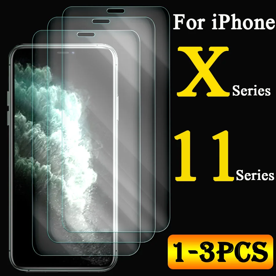 For Apple iPhone 11 Screen Protector X / Xs XR Xsmax Glass ip 11pro 11promax Tempered Glas 10R ip11 Film Xmax 11Max Xphone Tremp | Мобильные