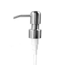 6 типов насоса из нержавеющей стали, насос для мыла с удлинительной трубкой, диспенсер для жидкого лосьона, сменная фляга, трубка для ванной комнаты#05