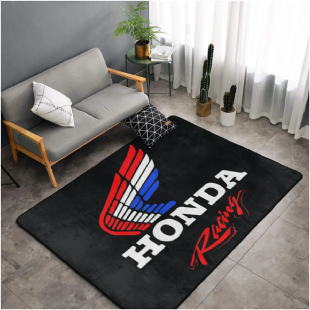 Гоночный ковер Hrc Honda для гостиной коврик входной двери детской напольные ковры