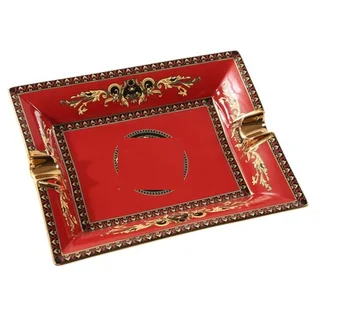 

21X17cm Greek Mythology Ceramic Cigar Ashtray / bone china with gilding Holder