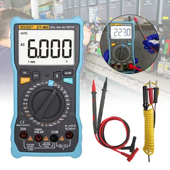 

ZT-M0 Smart Manual Digital Multimeter 6000 Counts Voltage Square Wave Output Capacitance Battery Testers LCD Display DMM Best