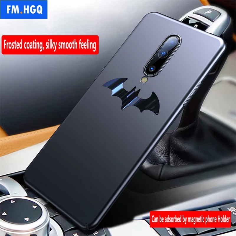 

Luxury Phone Case for Oneplus 7T Pro 6 6T Ultra Thin Matte Car Magnetic Holder Case for Oneplus 7 7Pro PC Hard Case Cover