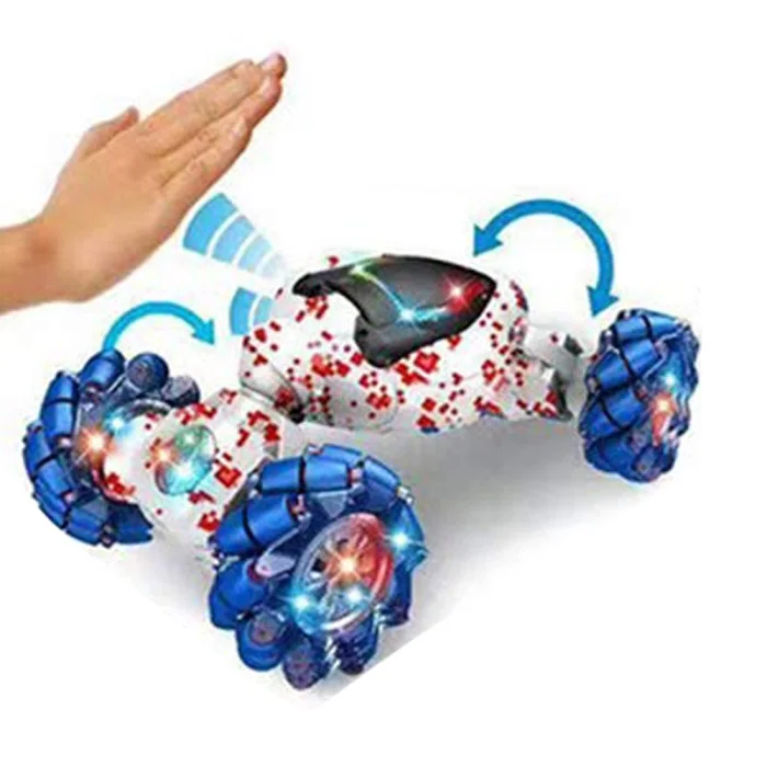 Трюк, Радиоуправляемая машинка, игрушка с жестом, вращающееся транспортное средство, подарки, светильник, звуковая музыка,, дизайн, детские игрушки, Прямая поставка