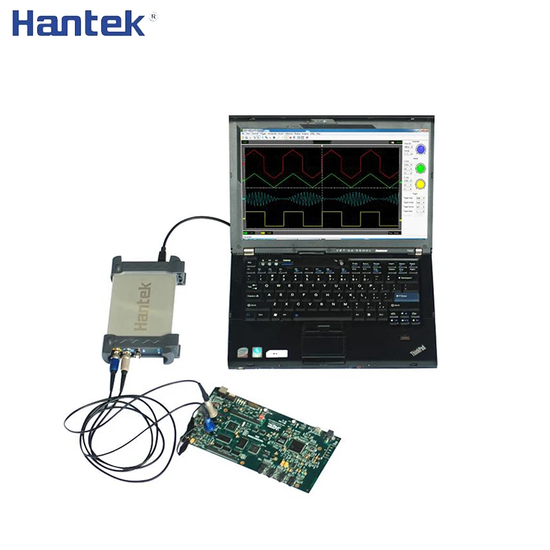 Hantek 6022BE 6022BL ноутбук ПК USB цифровой осциллограф 2 канала 20 МГц 48MSa/s Портативный Osciloscopio