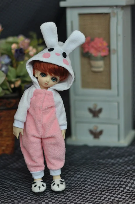 1/6 масштаб BJD кукольная одежда милый кролик пижамы для BJD/SD аксессуары YOSD. В комплект не входят кукла, обувь, парик и другие A0899