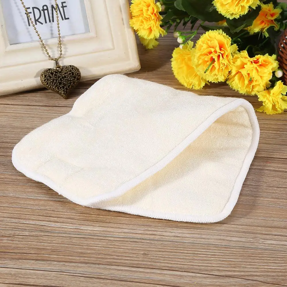 Reusable Adult Incontinence Cloth Cloth Diaper Insert 4 Layer Diaper Insert Washable Layers Bamboo Fiber Elderly Care Products 6