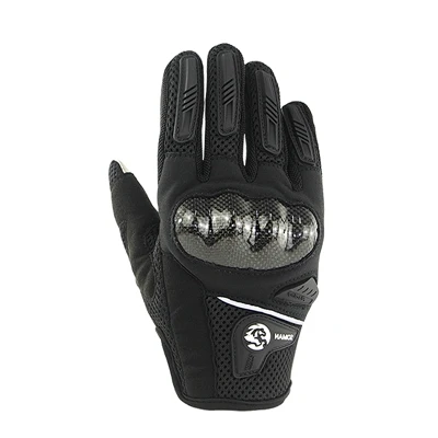 Moto rcycle перчатки дышащие унисекс полный палец guantes перчатки Модные moto крест защитные moto rbike luva moto rekawiczki - Цвет: black
