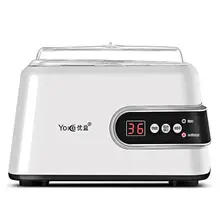 Автоматическая многофункциональная Йогуртница Natto рисовое вино 1.3л лайнер микрокомпьютер контроль 304 Нержавеющая сталь 220-240 В 15 Вт