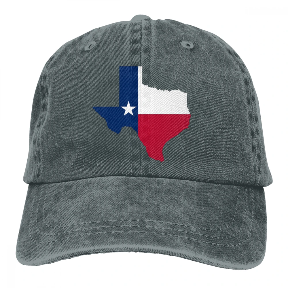 Lone Star State Texas Casquette глубокий Хизер унисекс Мужские Женские джинсовые бейсболка с ремешком кепки Регулируемая шляпа для гольфа папа